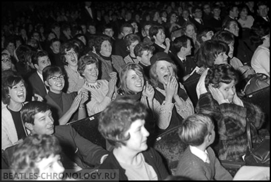 Audience at the Beatles concert at the Regal November 1963 Y2603