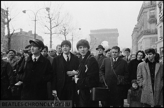 Three Beatles In Paris