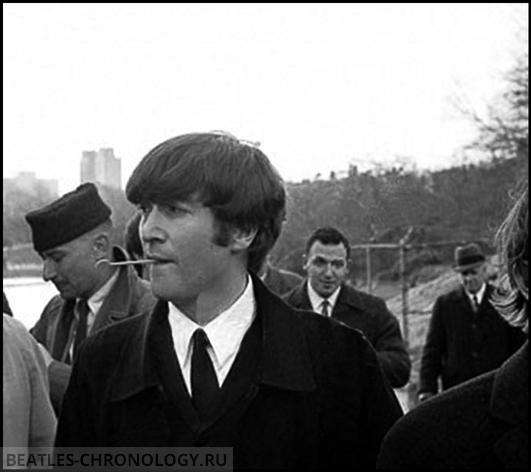 Pop Group The Beatles February 1964 John Lennon Paul McCartney Ringo Starr George Harrison The Beatles in New York